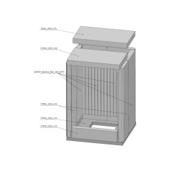 Šamotová komora komplet KV 075W 01  